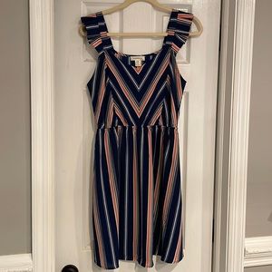 Monteau Los Angeles Striped Dress